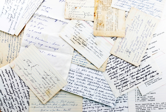 recipe card pile, there's a better way to organize your recipes online